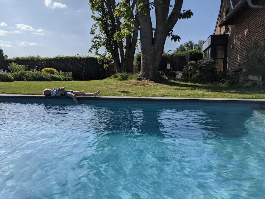 Ferme De Caractere Avec Piscine Et Cheminee Villa Sainghin-en-Mélantois Kültér fotó